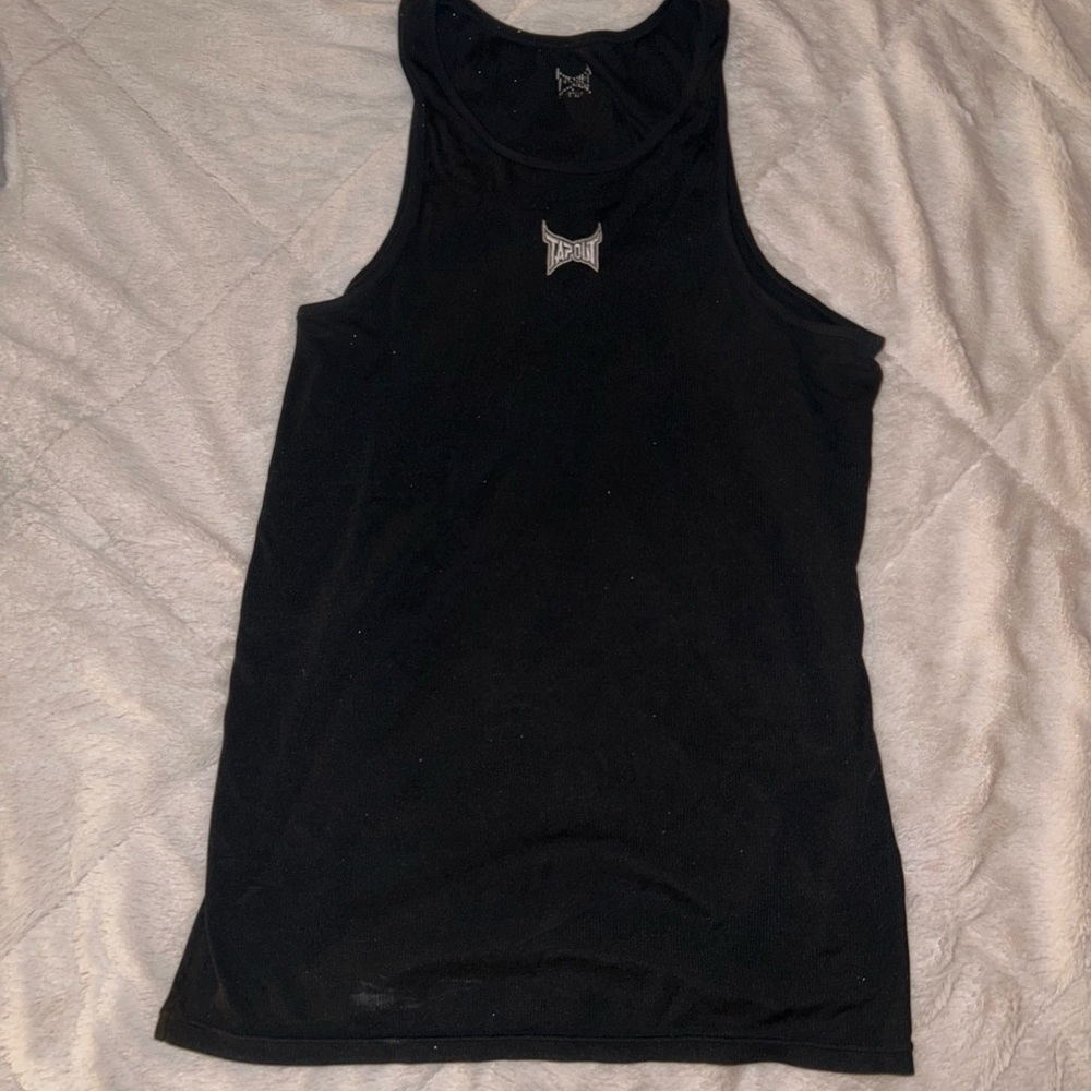 Tapout Black Men’s Tank Top, Size XL